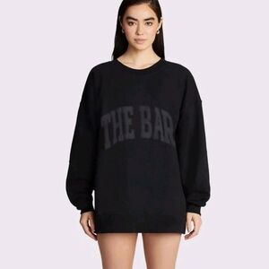 The Bar Black Crew Neck Sweater XL